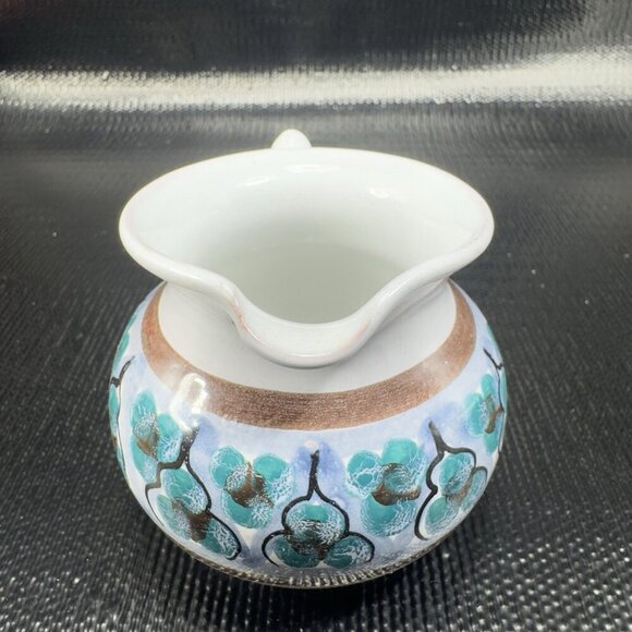 Hand Made Signed RSA Pottery Rifa Vietri Small Pitcher Creamer Hand Crafted VTG - Picture 11 of 11